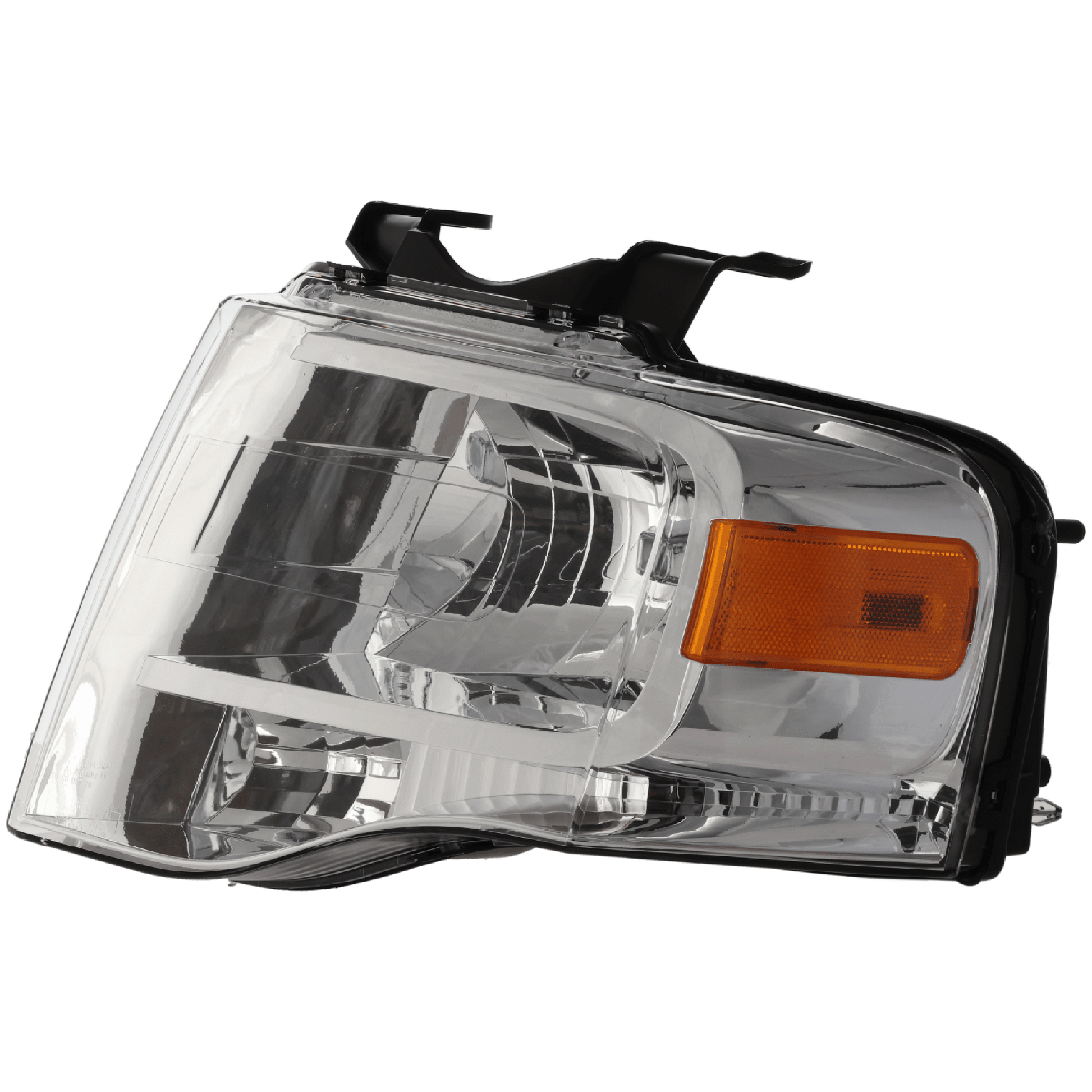 EXPEDITION 07-14 HEAD LAMP LH, Assembly, Halogen, w/o Black-Out (Chrome Interior)