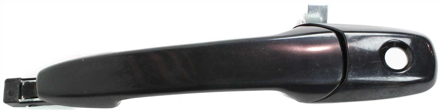 MUSTANG 05-14 FRONT EXTERIOR DOOR HANDLE LH, Primed Black, w/ Keyhole