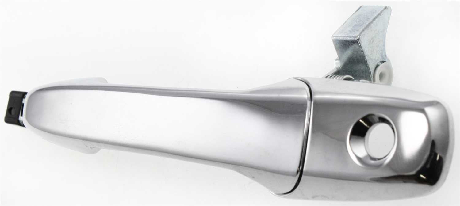 MUSTANG 05-14 FRONT EXTERIOR DOOR HANDLE LH, All Chrome