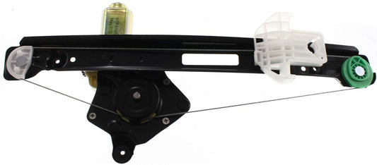 FOCUS 00-07 REAR WINDOW REGULATOR RH, Power, w/ Motor, 4-Door/5-Door