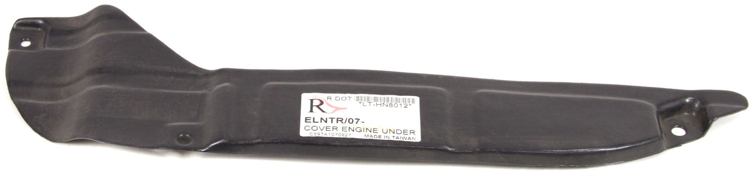 ELANTRA 07-12 / FORTE 10-13 ENGINE SPLASH SHIELD, Under Cover, RH, Rear Section