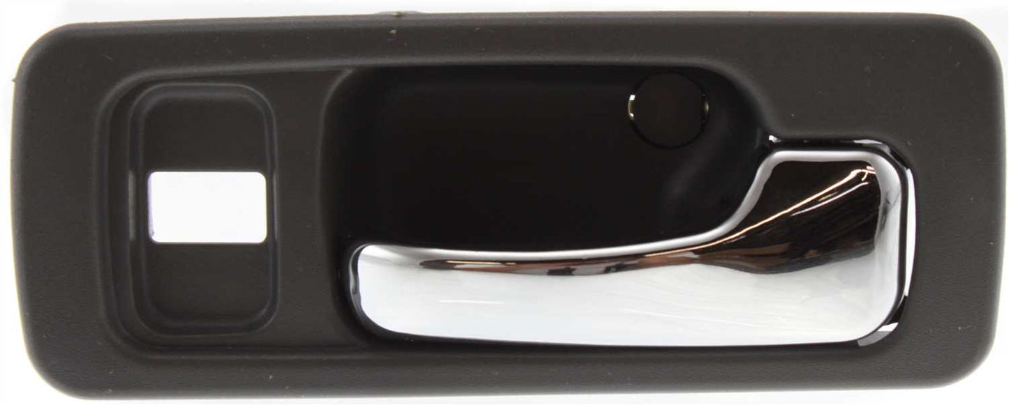 ACCORD 90-93 FRONT INTERIOR DOOR HANDLE RH, Chrome Lever+Gray Housing, w/ Lock Hole, Sedan