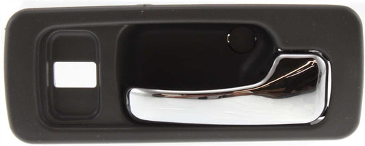 ACCORD 90-93 FRONT INTERIOR DOOR HANDLE RH, Chrome Lever+Gray Housing, w/ Lock Hole, Sedan