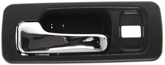 ACCORD 90-93 FRONT INTERIOR DOOR HANDLE LH, Chrome Lever+Gray Housing, w/ Lock Hole, Sedan