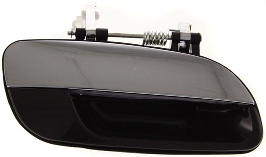 ELANTRA 01-06 REAR EXTERIOR DOOR HANDLE RH, Chrome Lever+Black Housing, Plastic