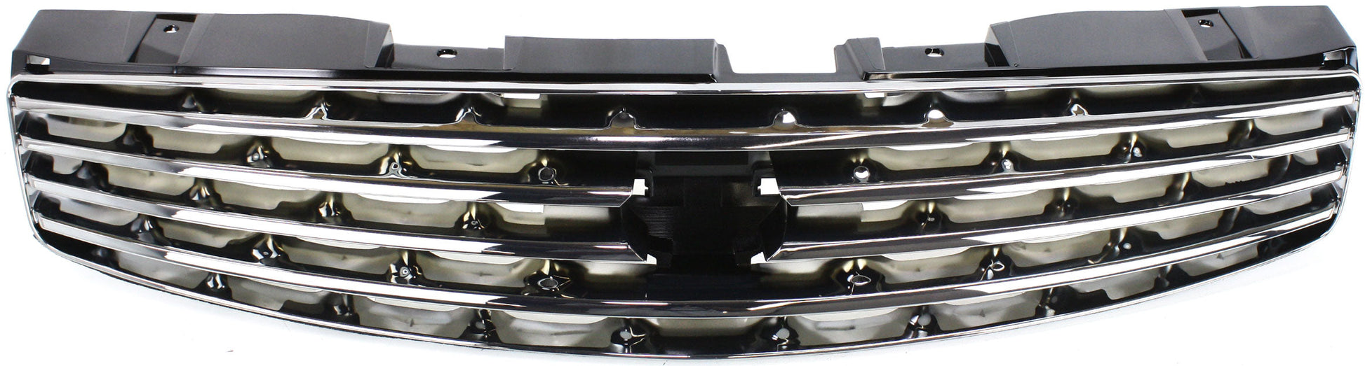 G35 03-07 GRILLE, Chrome Shell/Painted Black Insert, Coupe