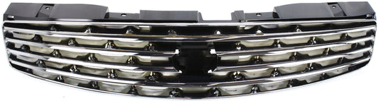 G35 03-07 GRILLE, Chrome Shell/Painted Black Insert, Coupe