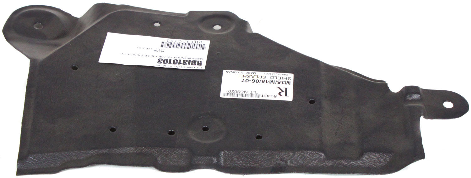 M35 06-07 ENGINE SPLASH SHIELD, Under Cover, RH