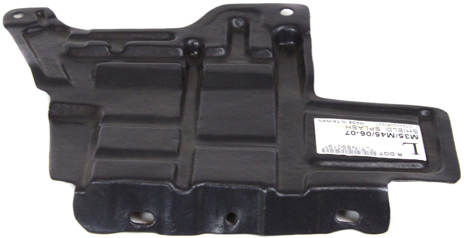 M35 06-07 ENGINE SPLASH SHIELD, Under Cover, LH