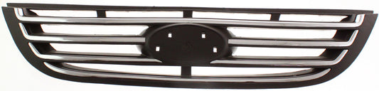 SPECTRA 07-07 GRILLE, Black Shell and Insert, w/ Chrome Molding