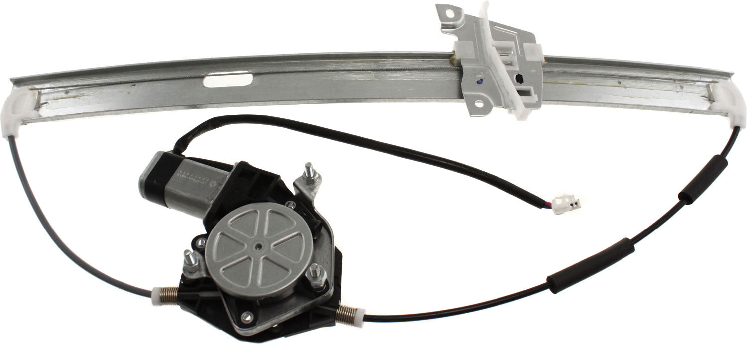 MPV 00-06 FRONT WINDOW REGULATOR LH, Power, w/ Motor