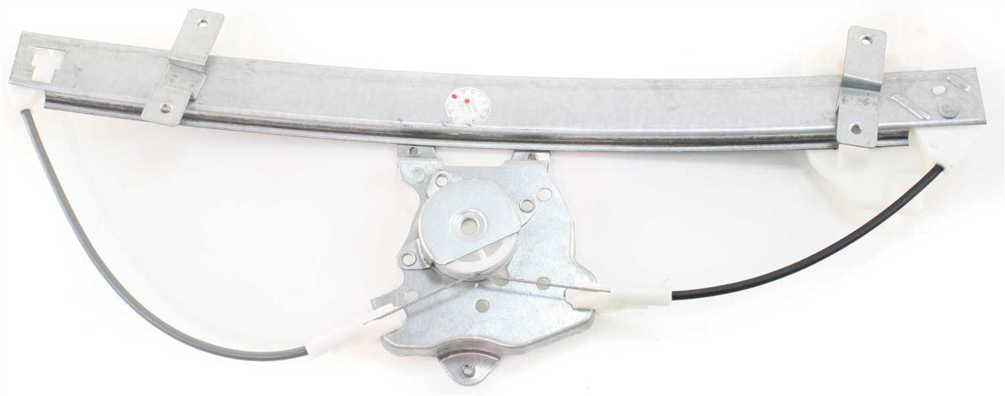 MIRAGE 97-01 FRONT WINDOW REGULATOR LH, Power, w/o Motor, Sedan