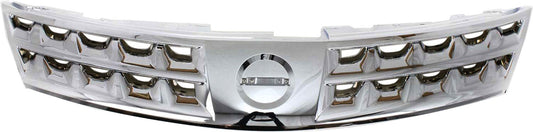 MURANO 06-07 GRILLE, Plastic, Bright Chrome Shell and Insert