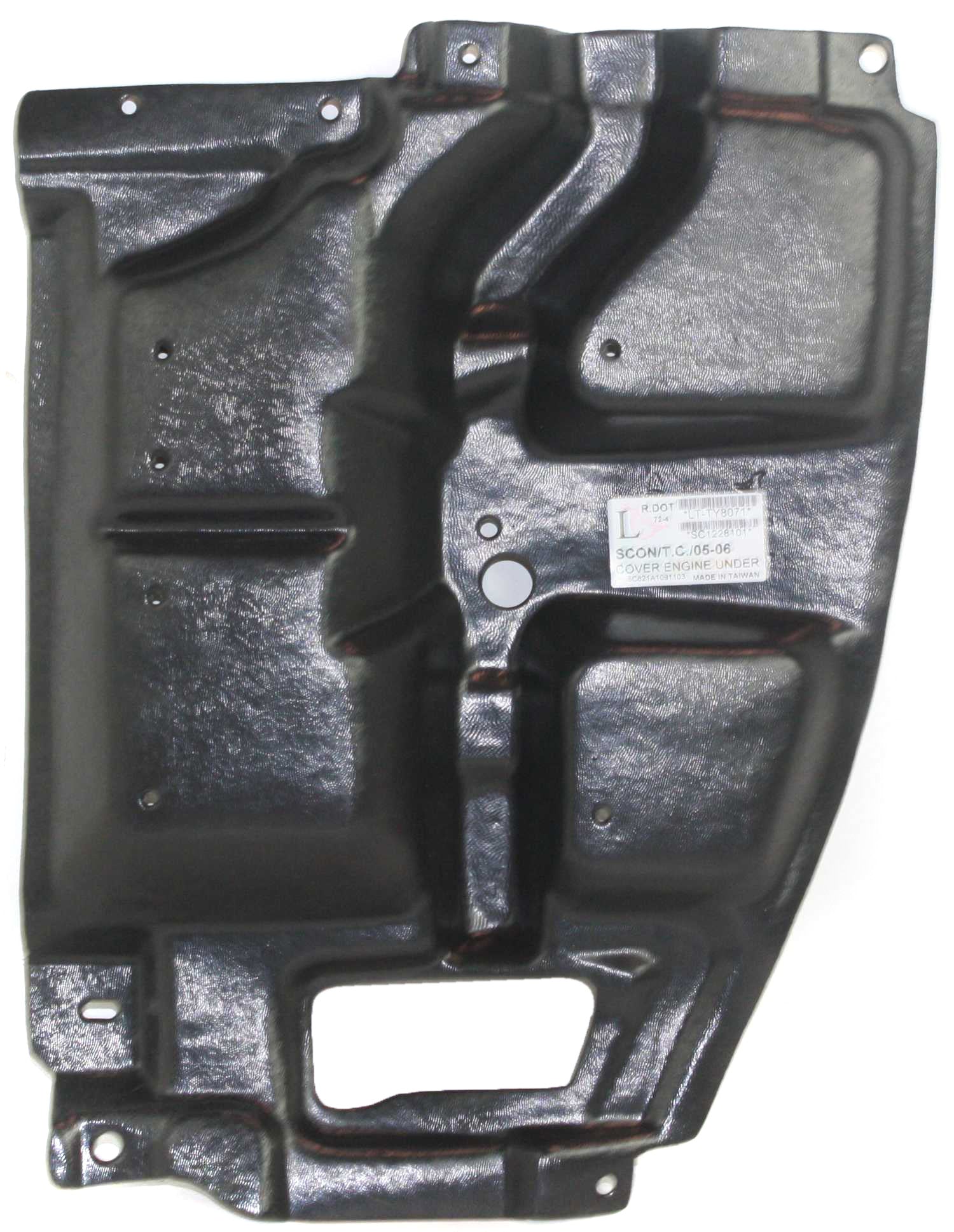 TC 05-10 ENGINE SPLASH SHIELD, Under Cover, LH