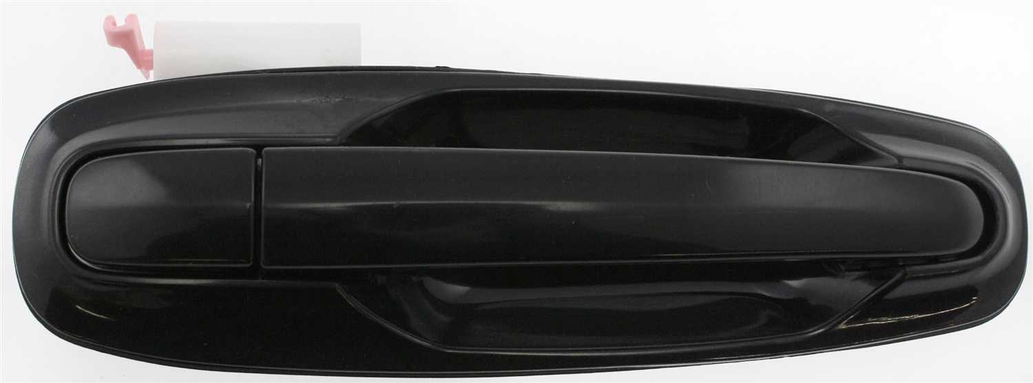 FORENZA/RENO 06-08 REAR EXTERIOR DOOR HANDLE RH, Assembly, Smooth Black