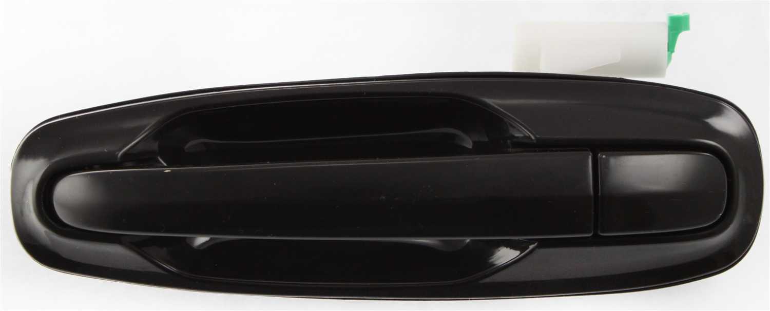 FORENZA/RENO 06-08 REAR EXTERIOR DOOR HANDLE LH, Assembly, Smooth Black