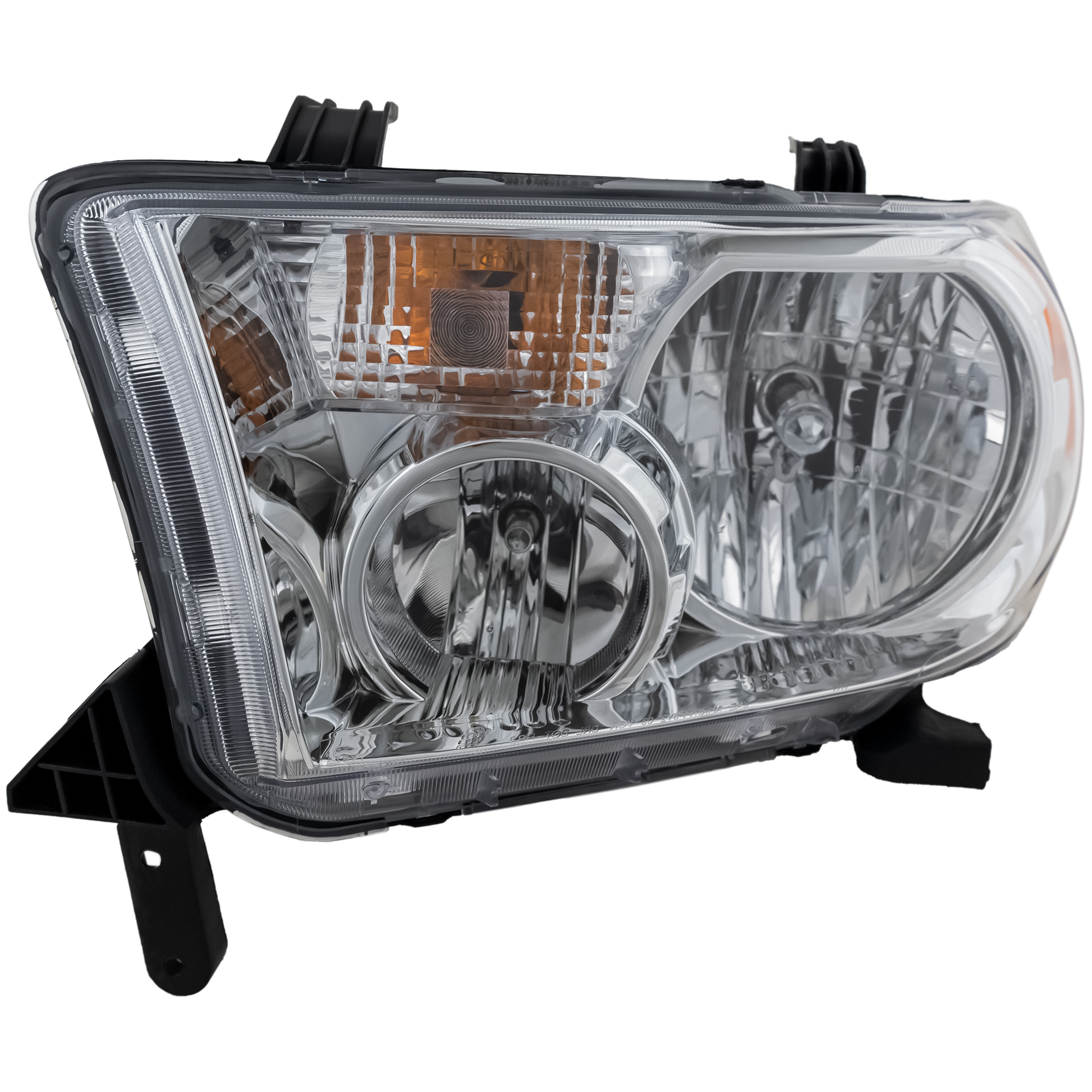 SEQUOIA 08-17 / TUNDRA 07-13 HEAD LAMP LH, Assembly, Halogen, Chrome Bezel, 09-13 w/o Level Adjuster