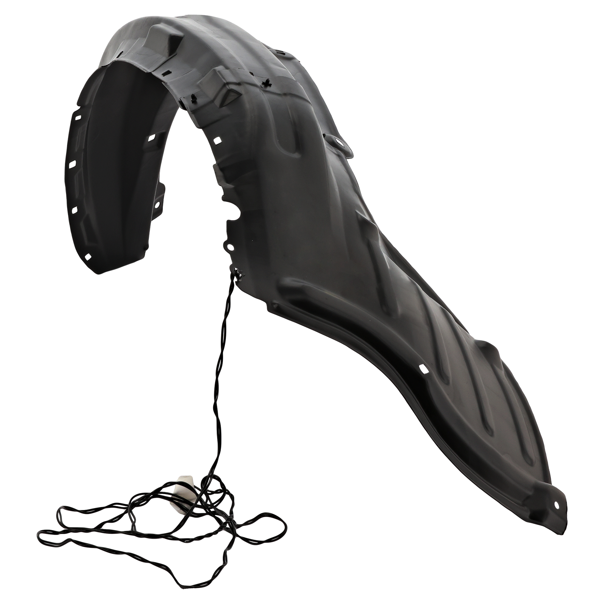 TUNDRA 07-13/SEQUOIA 08-22 FRONT FENDER LINER RH, Rear Section, Plastic, Vacuum Form, (10-22, w/o Cold Climate Spec)