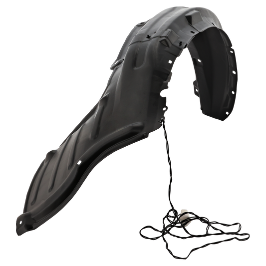 TUNDRA 07-13/SEQUOIA 08-22 FRONT FENDER LINER LH, Rear Section, Plastic, Vacuum Form, (10-22, w/o Cold Climate Spec)