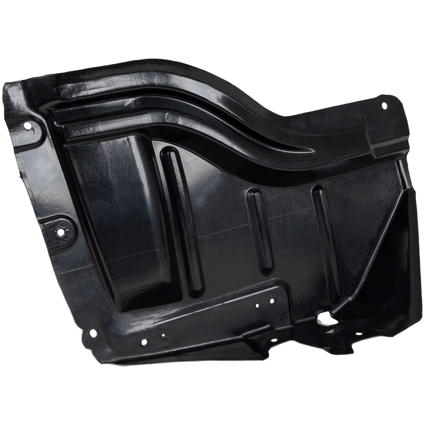 TUNDRA 07-13 FRONT FENDER LINER RH, Front Section, Plastic, Vacuum Form, w/Plastic Bumper Type