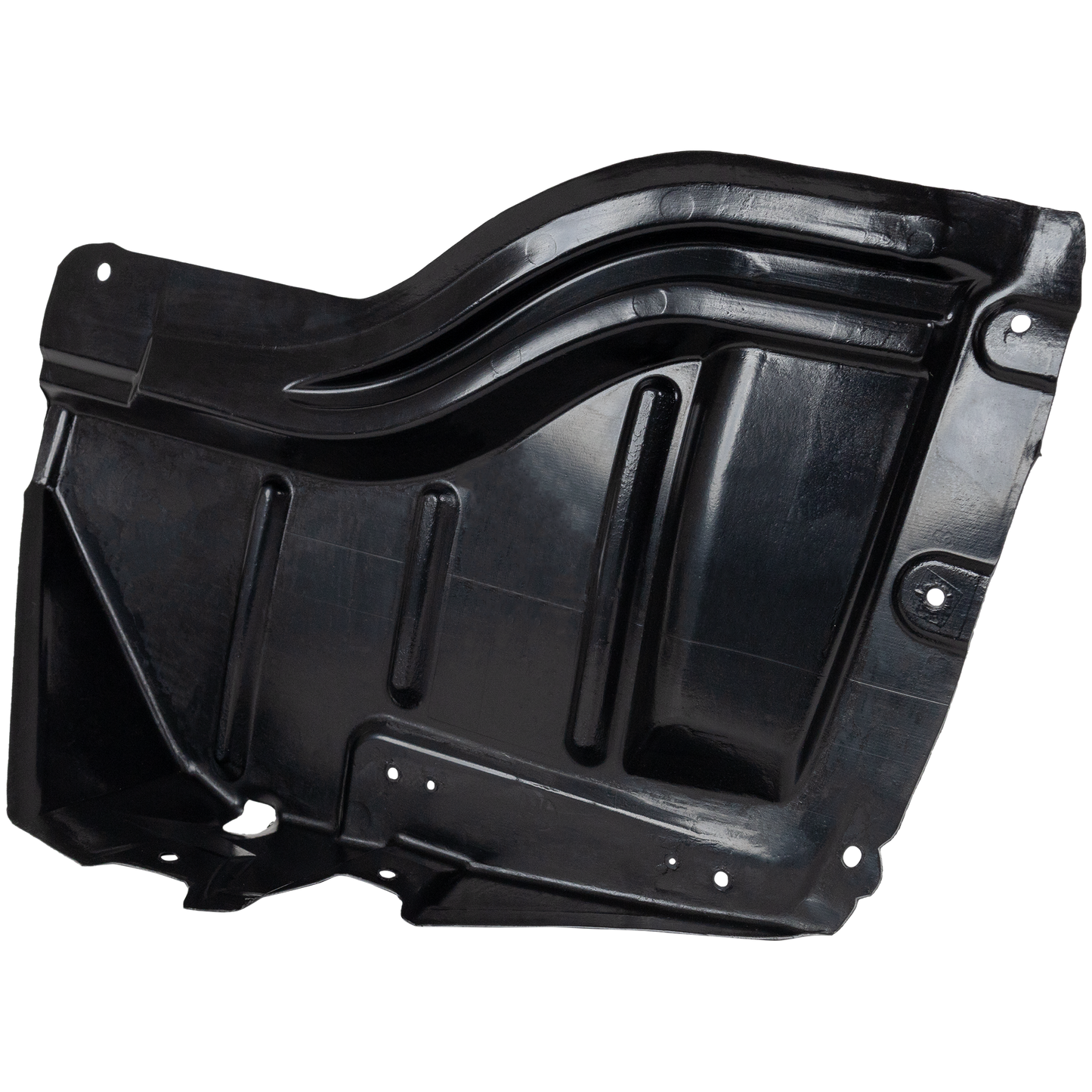 TUNDRA 07-13 FRONT FENDER LINER LH, Front Section, Plastic, Vacuum Form, w/Plastic Bumper Type