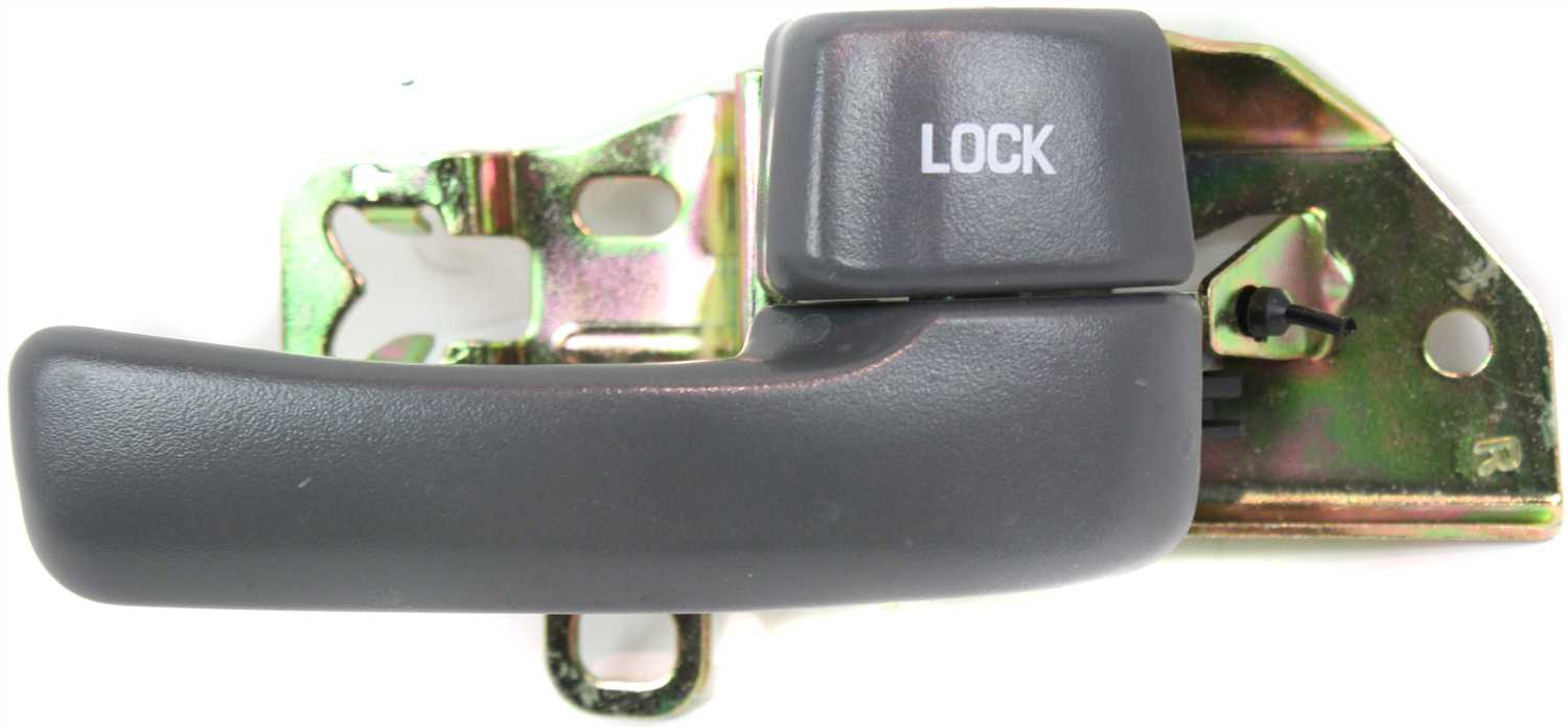 CAMRY 92-96 FRONT INTERIOR DOOR HANDLE RH, w/o Case, Gray Lever (=Rear)