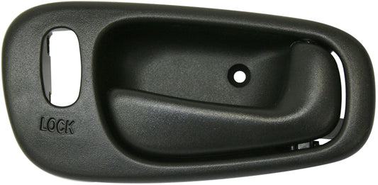 COROLLA/PRIZM 98-02 FRONT INTERIOR DOOR HANDLE RH, Black, Power Lock, w/ Lock Hole (=REAR)