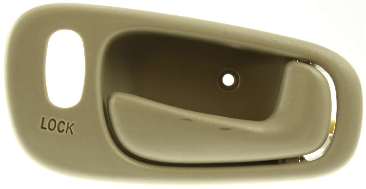COROLLA/PRIZM 98-02 FRONT INTERIOR DOOR HANDLE RH, Beige, Power Lock, w/ Lock Hole (=REAR)