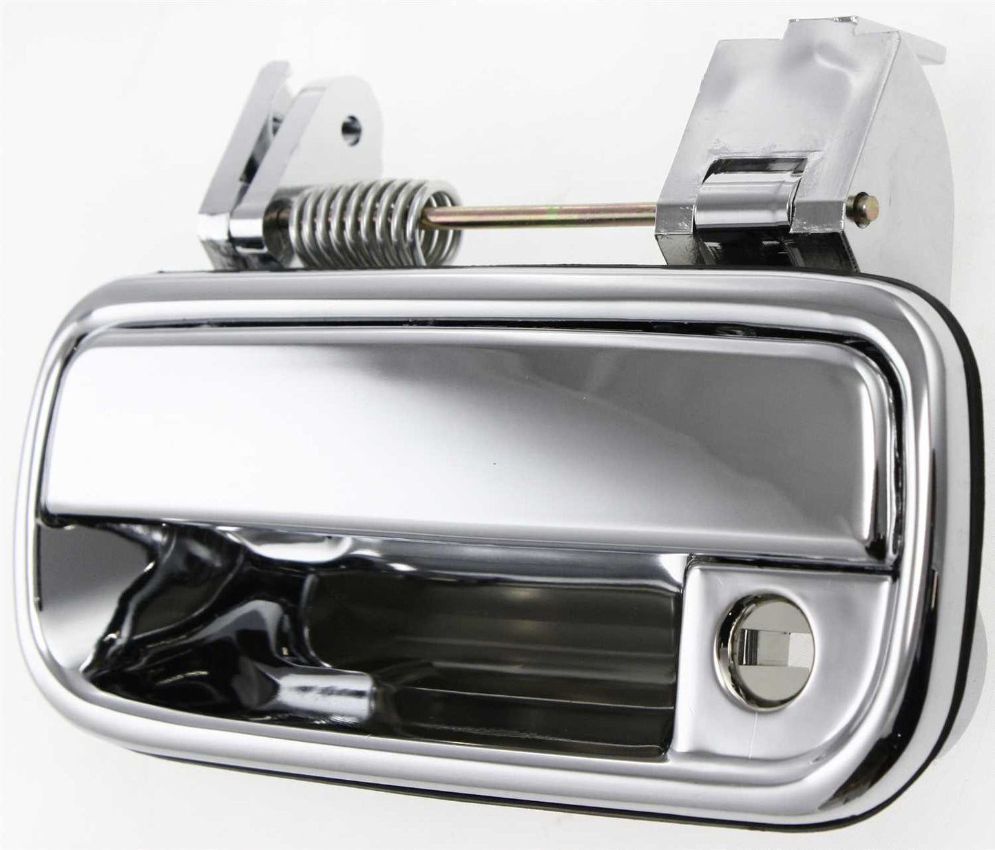 TOYOTA PICKUP 89-95 FRONT EXTERIOR DOOR HANDLE LH, All Chrome, w/ Keyhole