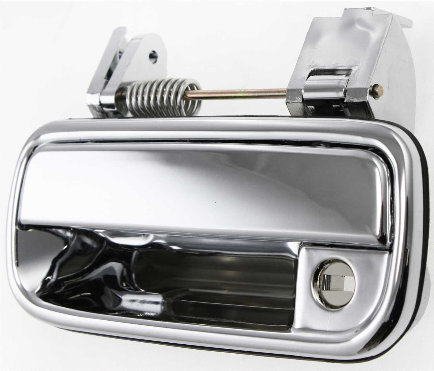 TOYOTA PICKUP 89-95 FRONT EXTERIOR DOOR HANDLE LH, All Chrome, w/ Keyhole