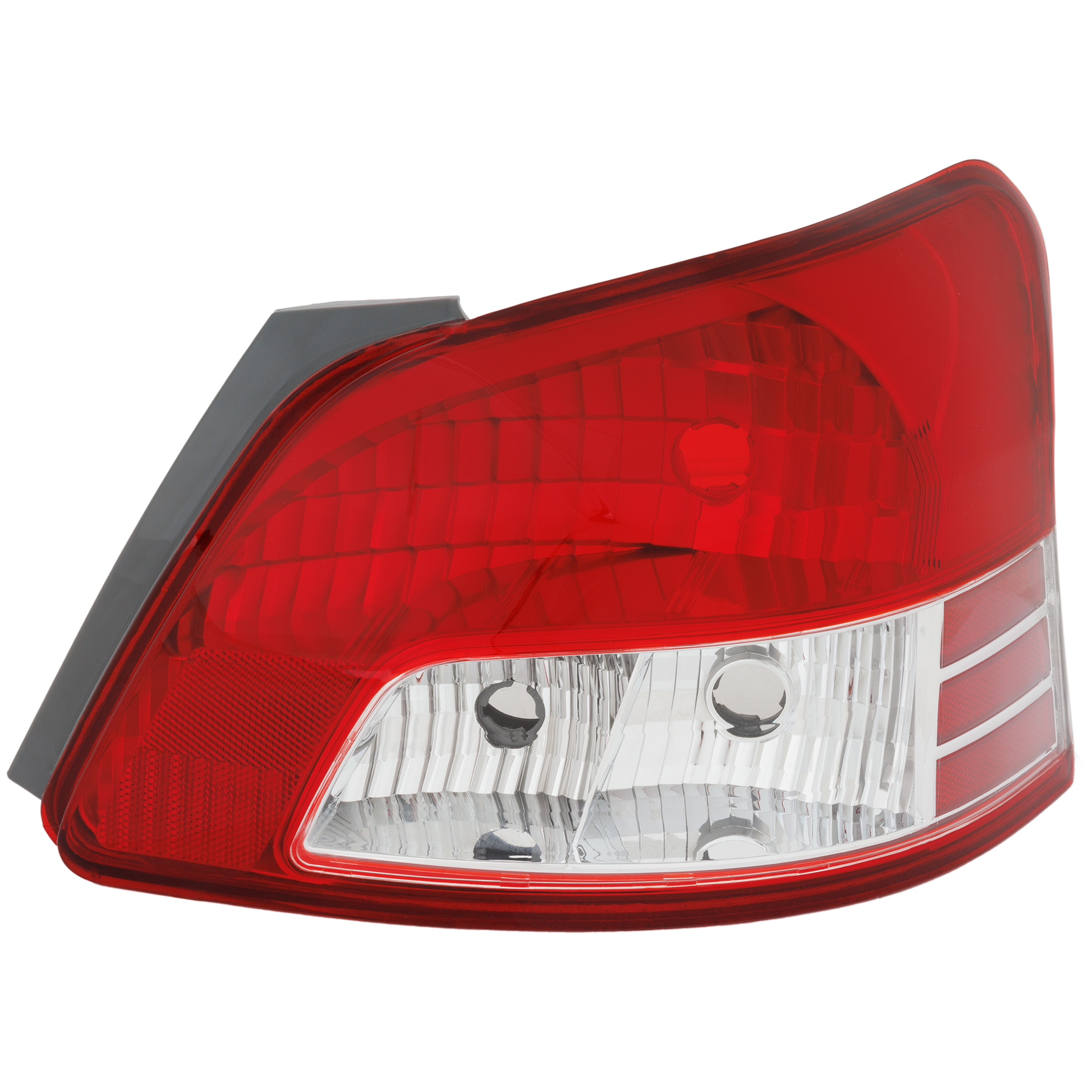 YARIS 07-12 TAIL LAMP LH, Lens and Housing, Base Model, w/o Sport Package, Sedan
