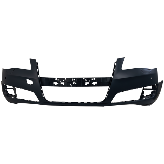 A8 QUATTRO 11-14 FRONT BUMPER COVER, Primed, w/ Parking Aid Sensor Holes