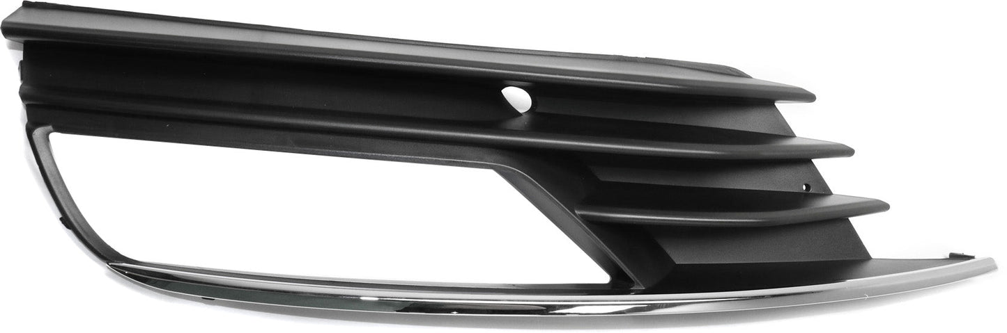 A3 15-16 FRONT FOG LAMP MOLDING LH, Textured Black, Convertible/Sedan
