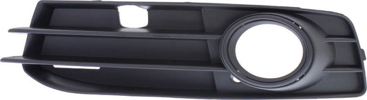 A3 09-13 FRONT FOG LAMP MOLDING LH, Black, w/ Black Trim, w/ Sport Pkg