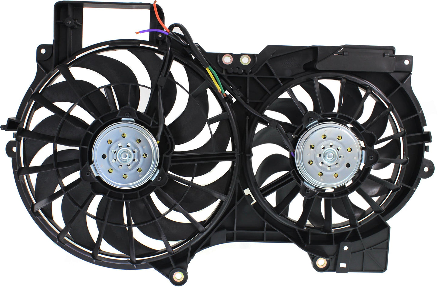 A6 05-11 RADIATOR FAN SHROUD ASSEMBLY, Dual Fan, 3.0L/3.2L , w/o Control module