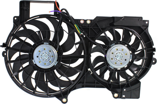 A6 05-11 RADIATOR FAN SHROUD ASSEMBLY, Dual Fan, 3.0L/3.2L , w/o Control module
