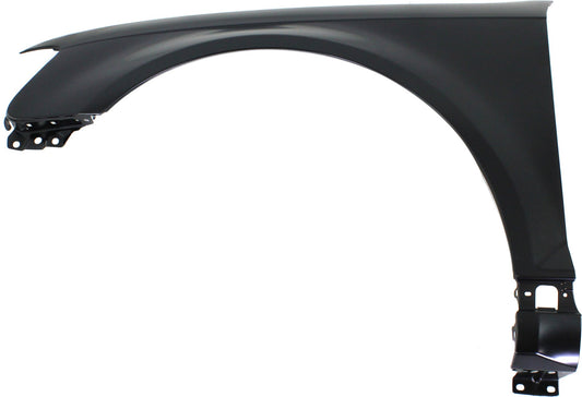 A3 09-13 FRONT FENDER LH, Primed, Steel, w/o Side Marker Light Holes - CAPA