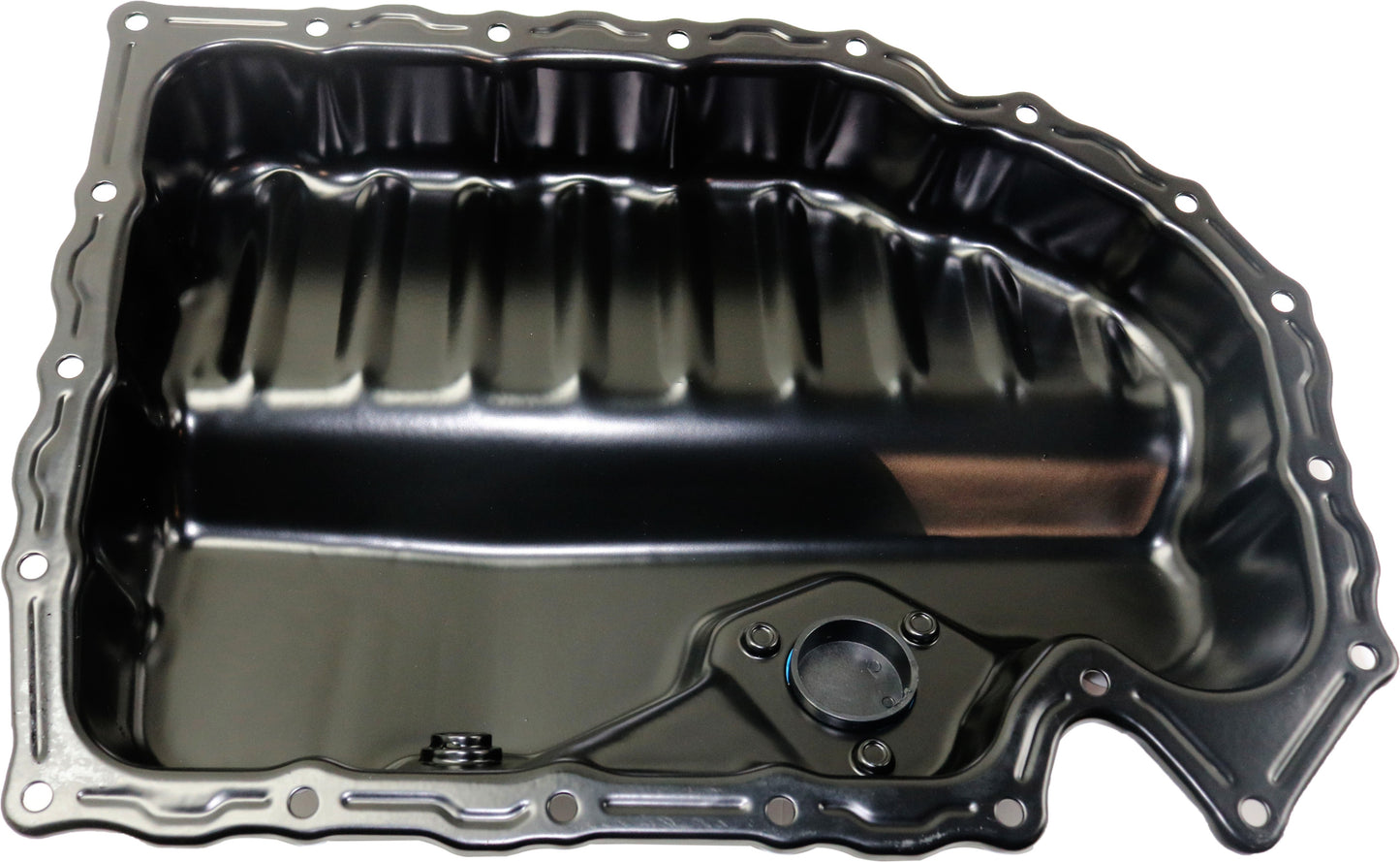 A3 08-13/ARTEON 19-20 OIL PAN, w/ Drain Plug and Oil Level Sensor Plug, w/o Oil Level Sensor