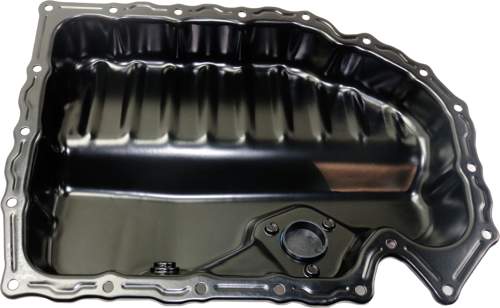 A3 08-13/ARTEON 19-20 OIL PAN, w/ Drain Plug and Oil Level Sensor Plug, w/o Oil Level Sensor