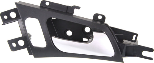 TL 04-08 FRONT INTERIOR DOOR HANDLE RH, Satin Chrome Lever + Black Housing, w/o Power Switch