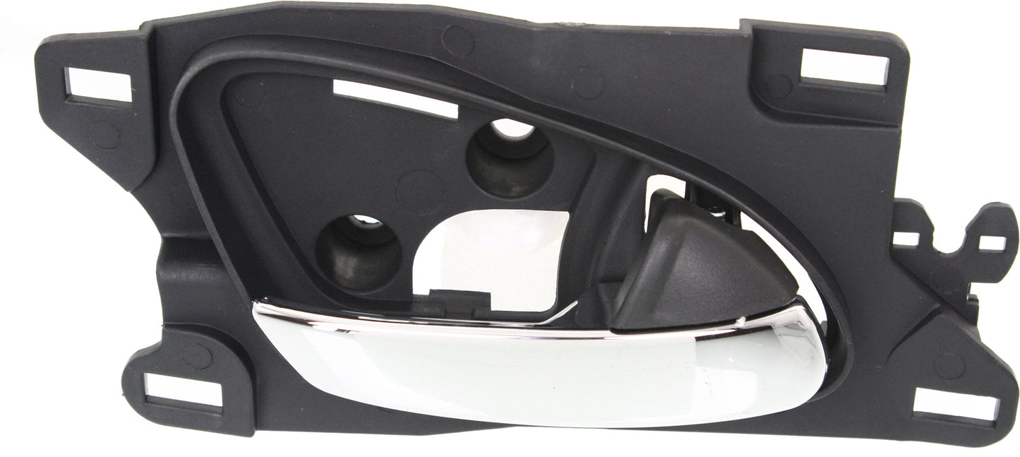 RDX 07-12 FRONT INTERIOR DOOR HANDLE RH, Chrome Lever + Black Housing, Plastic + Metal