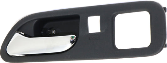 TL 99-03/MDX 01-06 INTERIOR FRONT DOOR HANDLE Left, Chr Lever + Gray Housing,Plas, (MDX-w/ Touring Pkg)