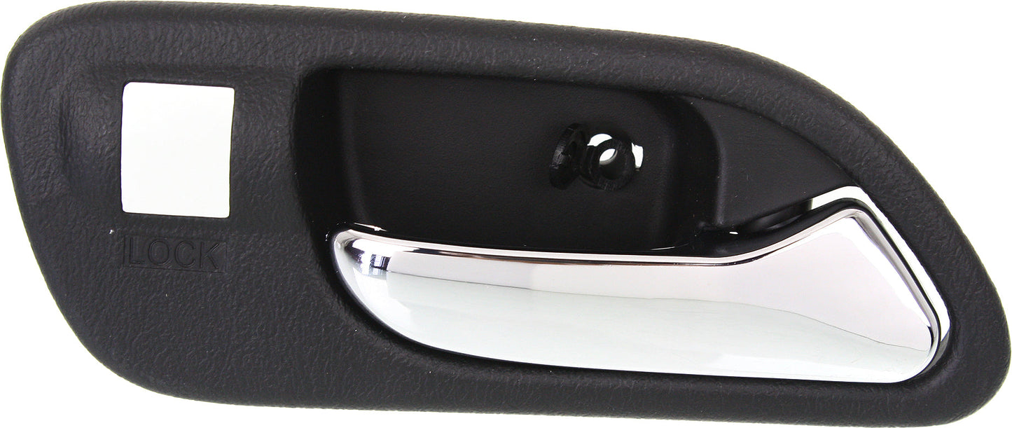 TL 99-03/MDX 01-06 FRONT INTERIOR DOOR HANDLE RH, Chr Lever+Black Housing, Plastic