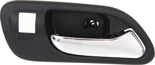 TL 99-03/MDX 01-06 FRONT INTERIOR DOOR HANDLE RH, Chr Lever+Black Housing, Plastic
