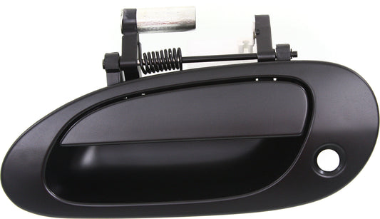 RSX 02-06 FRONT EXTERIOR DOOR HANDLE LH, Primed Black, w/ Keyhole, Plastic