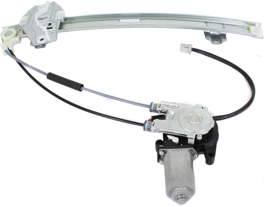 CL 97-99 FRONT WINDOW REGULATOR LH, Power, w/ Motor, 4 pins