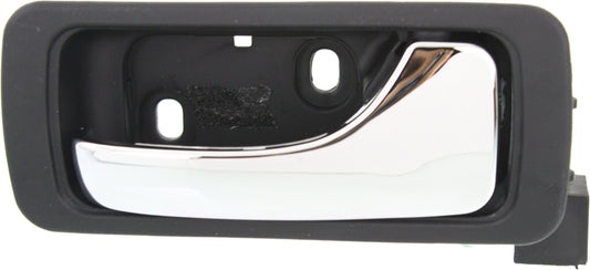 ACURA RL 96-04 REAR INTERIOR DOOR HANDLE RH, Chrome Lever + Black Housing, Plastic + Small Metal