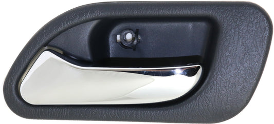 TL 99-03/MDX 01-06 REAR INTERIOR DOOR HANDLE LH, Chrome Lever + Gray Housing, Plastic