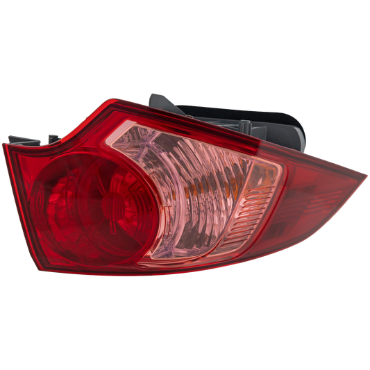 TSX 11-14 TAIL LAMP LH, Outer, Assembly, Sedan