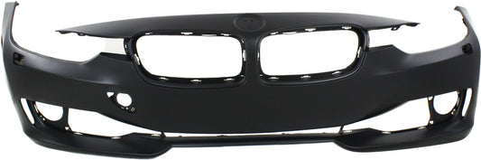 3-SERIES 12-15 FRONT BUMPER COVER, Prmd, w/o M Sport Line, STD Type, w/ HLW Holes, w/o PDC Holes, Sdn/Wgn - CAPA